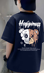 Happiness - Boys Over Size Printed T-shirt