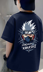 Kakashi - Boys Over Size Printed T-shirt