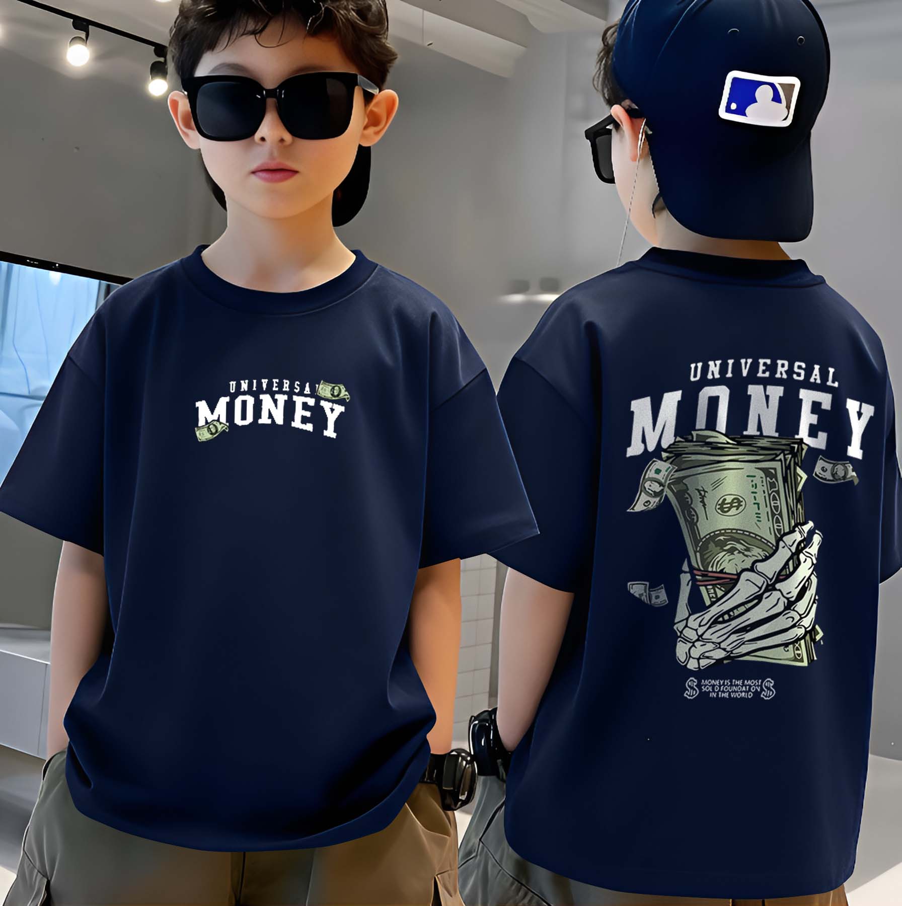 Universal Money - Boys Over Size Printed T-shirt