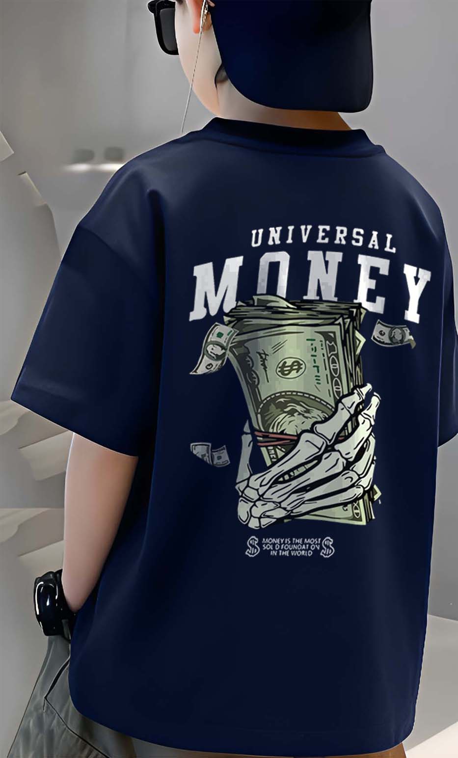 Universal Money - Boys Over Size Printed T-shirt
