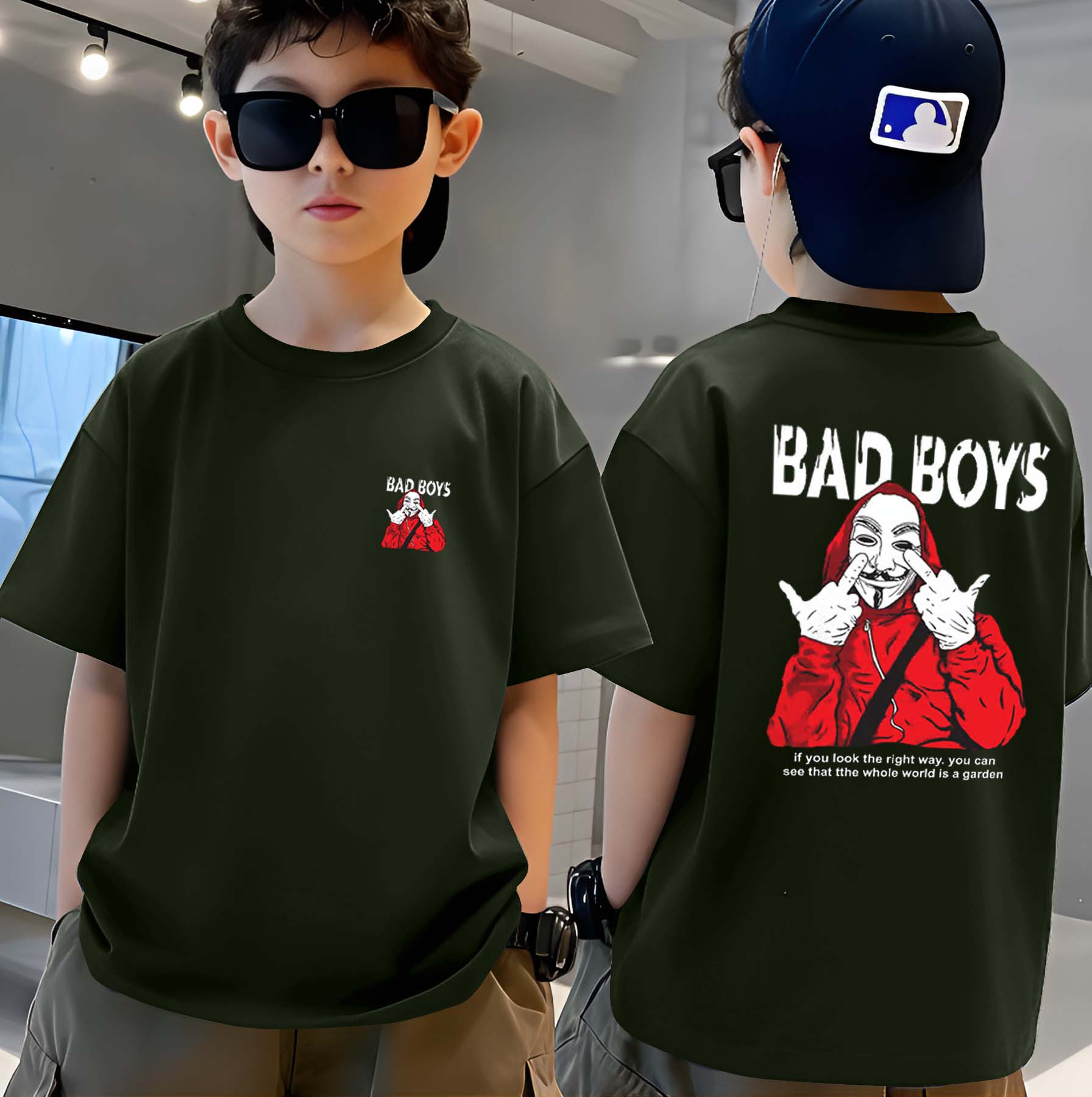 Onepiece - Boys Over Size Printed T-shirt