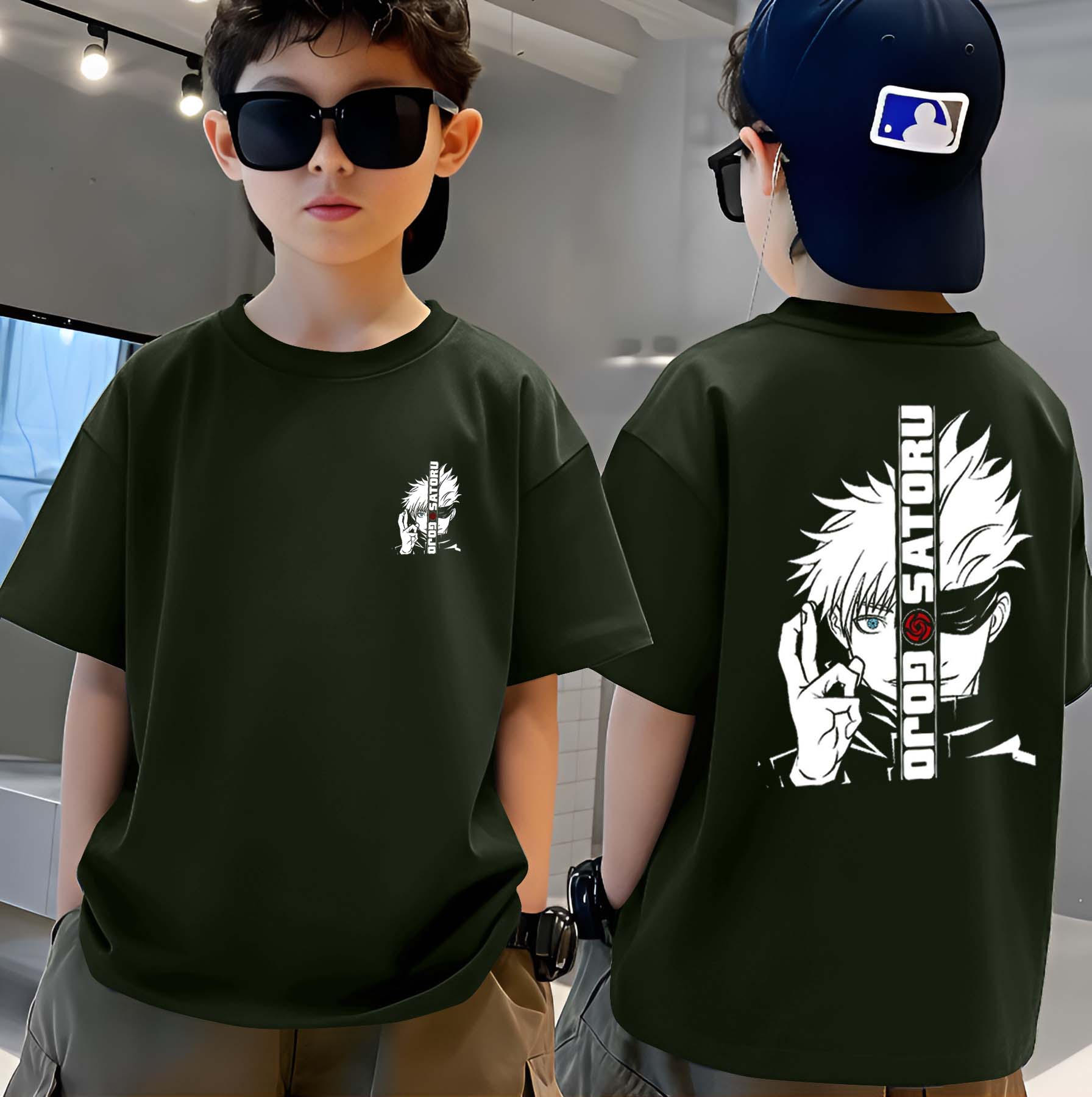 Gojo - Boys Over Size Printed T-shirt