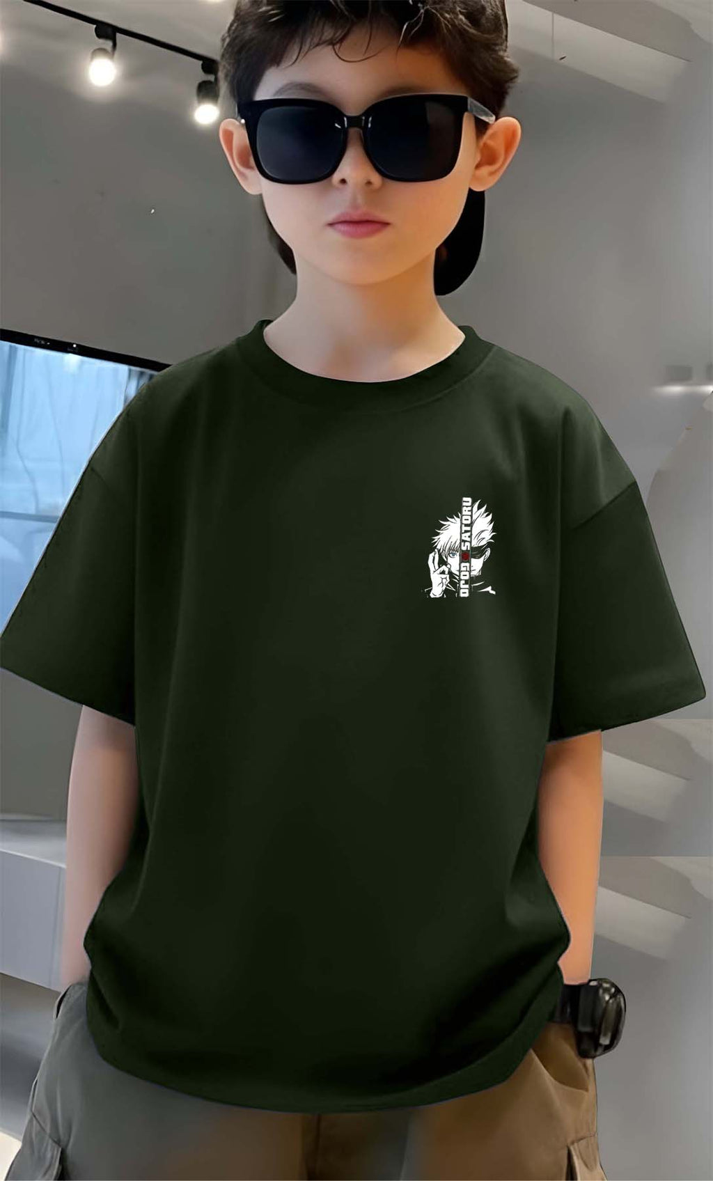 Gojo - Boys Over Size Printed T-shirt