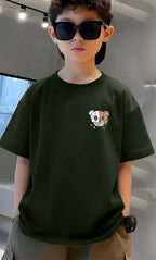 Happiness - Boys Over Size Printed T-shirt