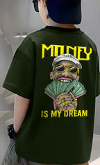 Money - Boys Over Size Printed T-shirt