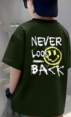 Never - Boys Over Size Printed T-shirt