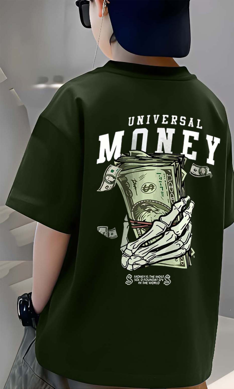 Universal Money - Boys Over Size Printed T-shirt