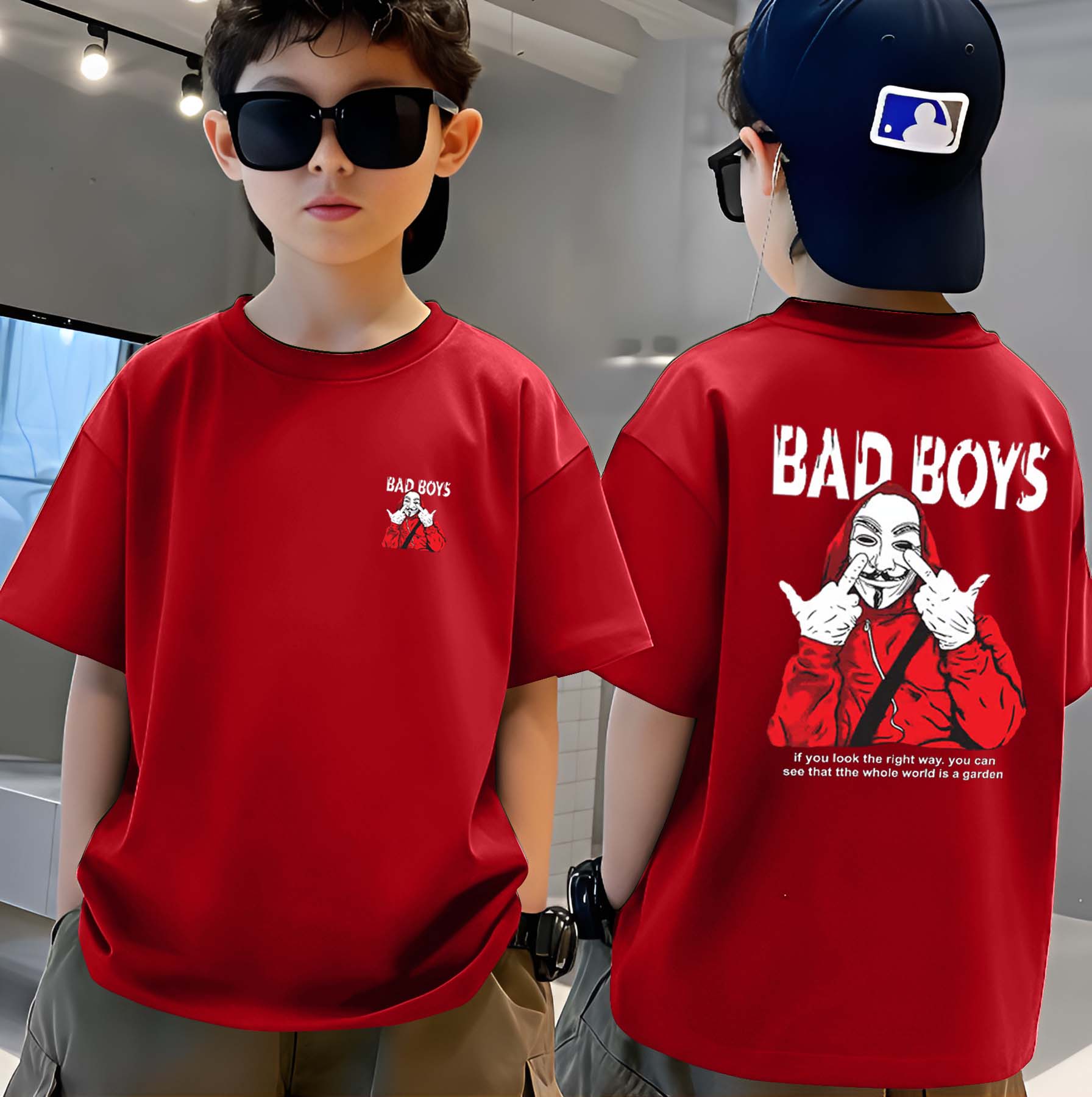 Badboy - Boys Over Size Printed T-shirt