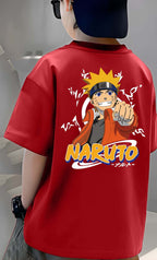 Narutto - Boys Over Size Printed T-shirt