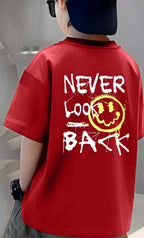 Never - Boys Over Size Printed T-shirt