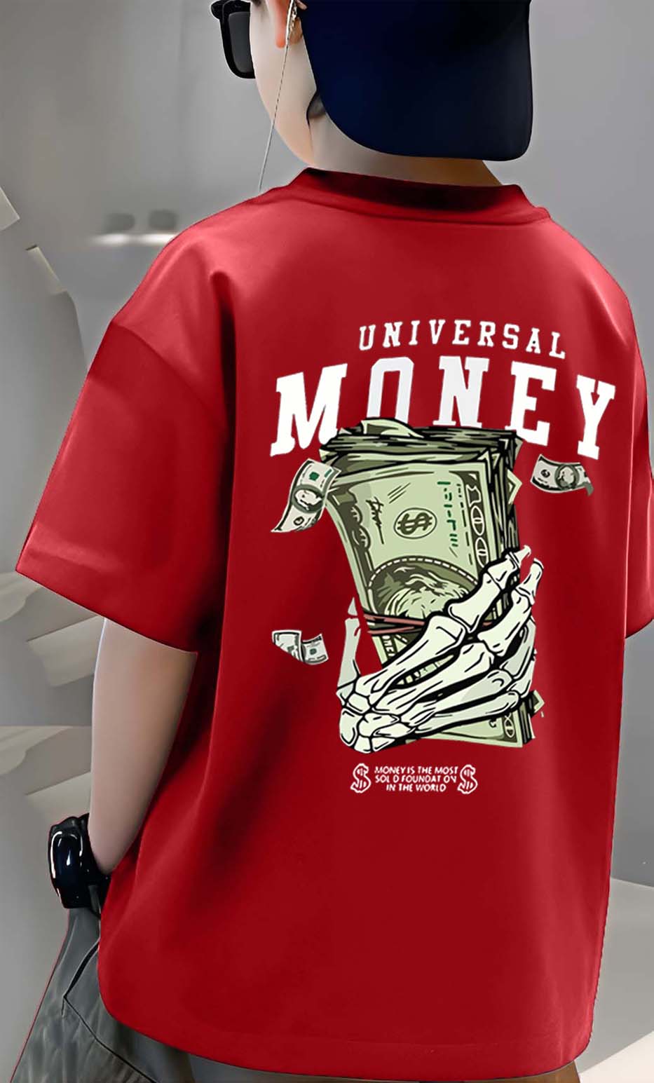 Universal Money - Boys Over Size Printed T-shirt