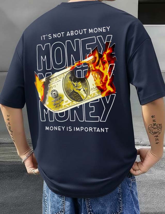 Fire Money - Men's Oversized T-shirts