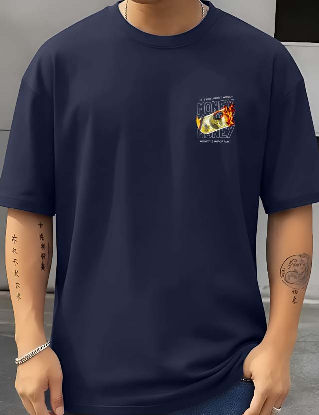 Fire Money - Men's Oversized T-shirts