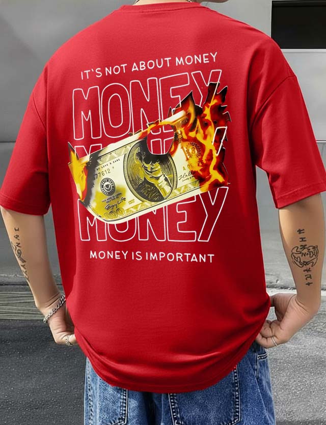 Fire Money - Men's Oversized T-shirts
