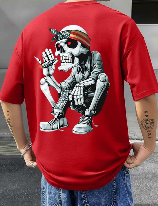 Skeleton - Men's Oversized T-shirts