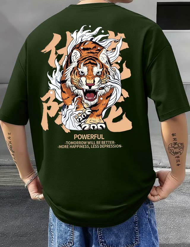 Tiger - Men's Oversized T-shirts