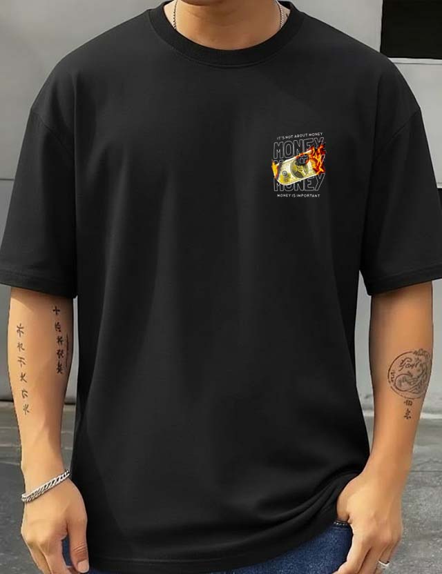 Fire Money - Men's Oversized T-shirts
