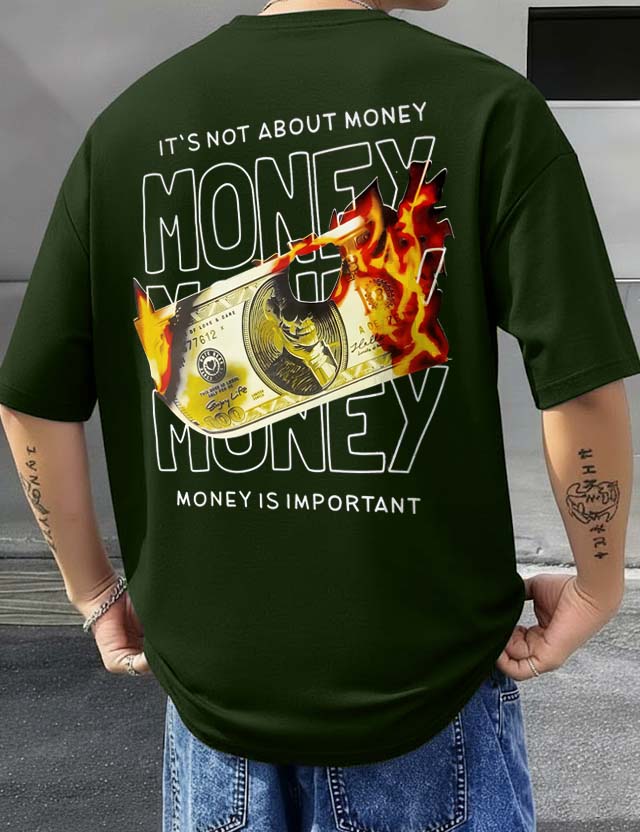 Fire Money - Men's Oversized T-shirts