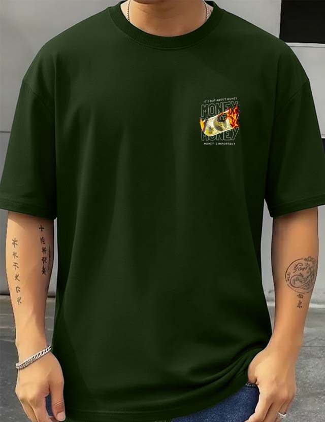 Fire Money - Men's Oversized T-shirts