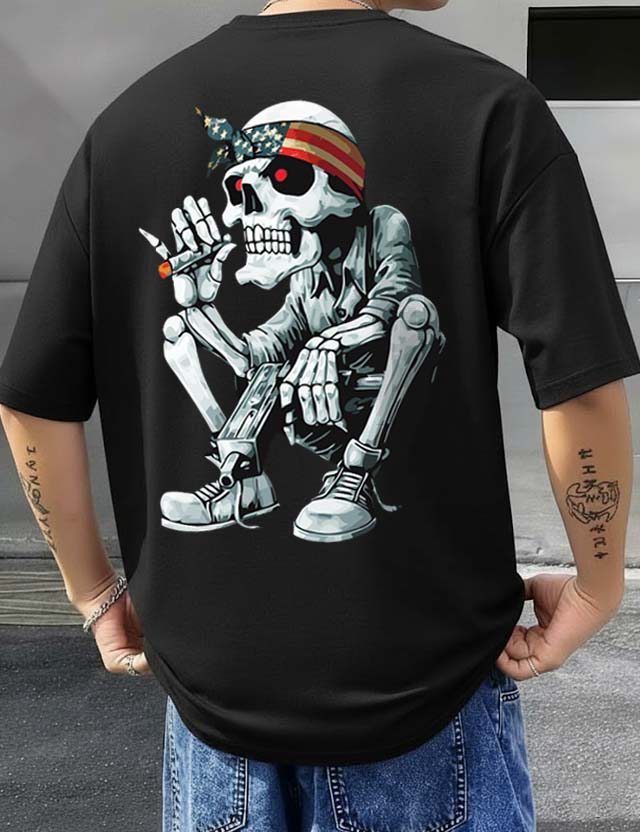 Skeleton - Men's Oversized T-shirts