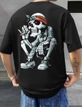 Skeleton - Men's Oversized T-shirts