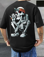 Skeleton - Men's Oversized T-shirts