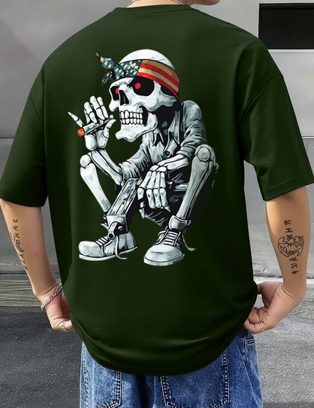 Skeleton - Men's Oversized T-shirts