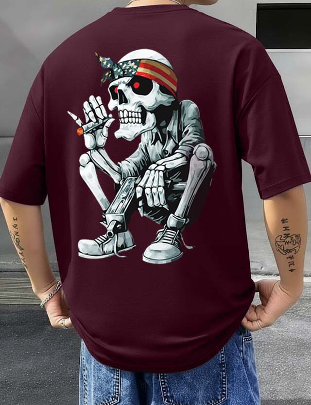 Skeleton - Men's Oversized T-shirts