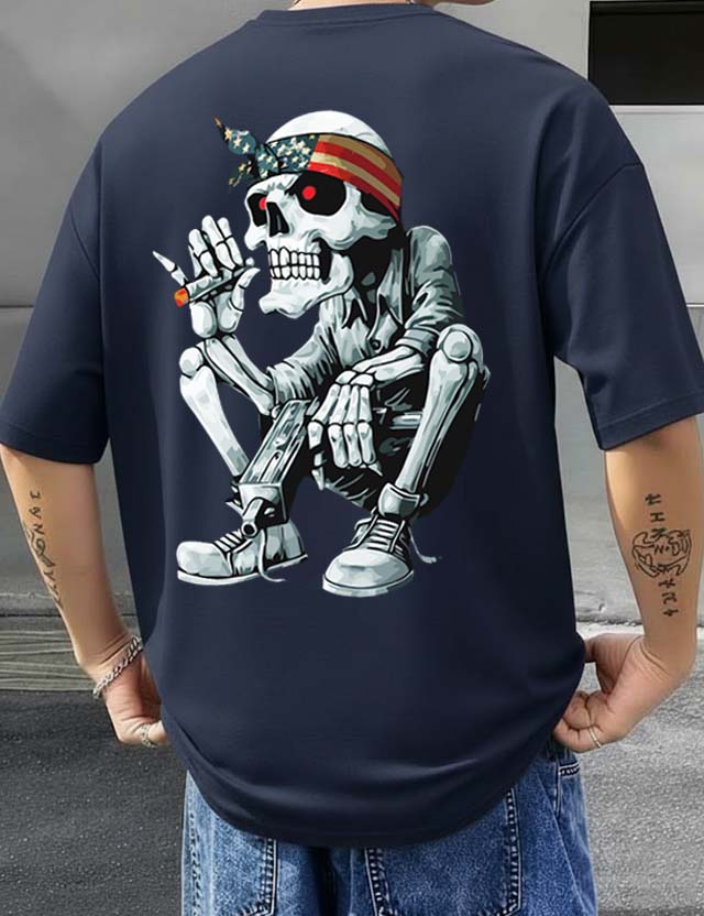 Skeleton - Men's Oversized T-shirts